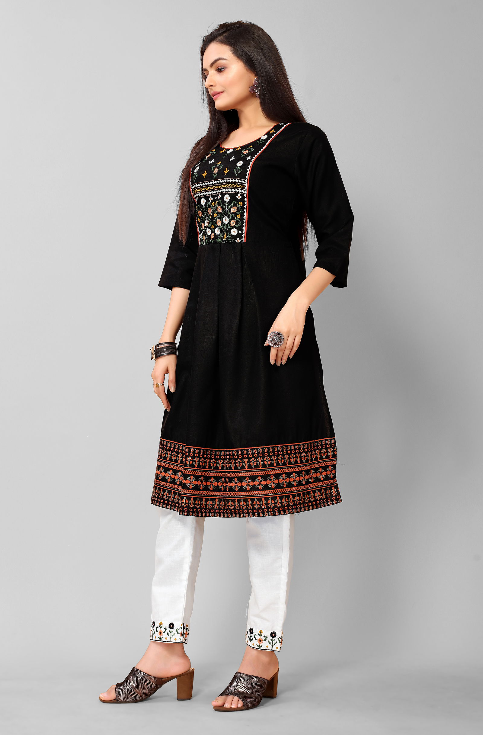 Neha 43535 Casual Cotton Kurti With Bottom Collection
